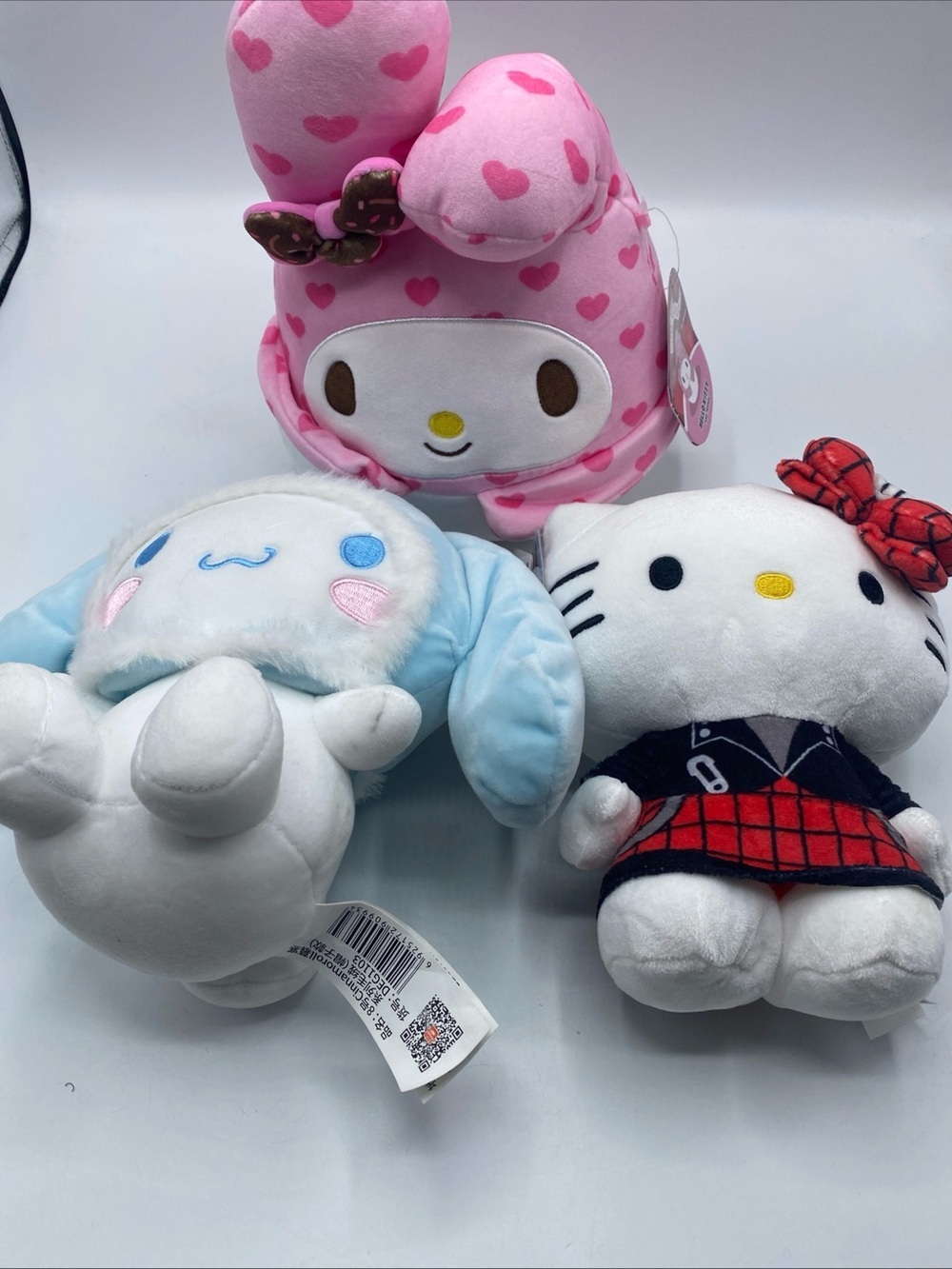 Jazwares Hello Kitty Friends Hello Red Punk Goth Cinnamoroll Squishmallow Plush